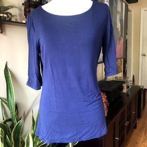 Grace Blue Boatneck Tee (S)